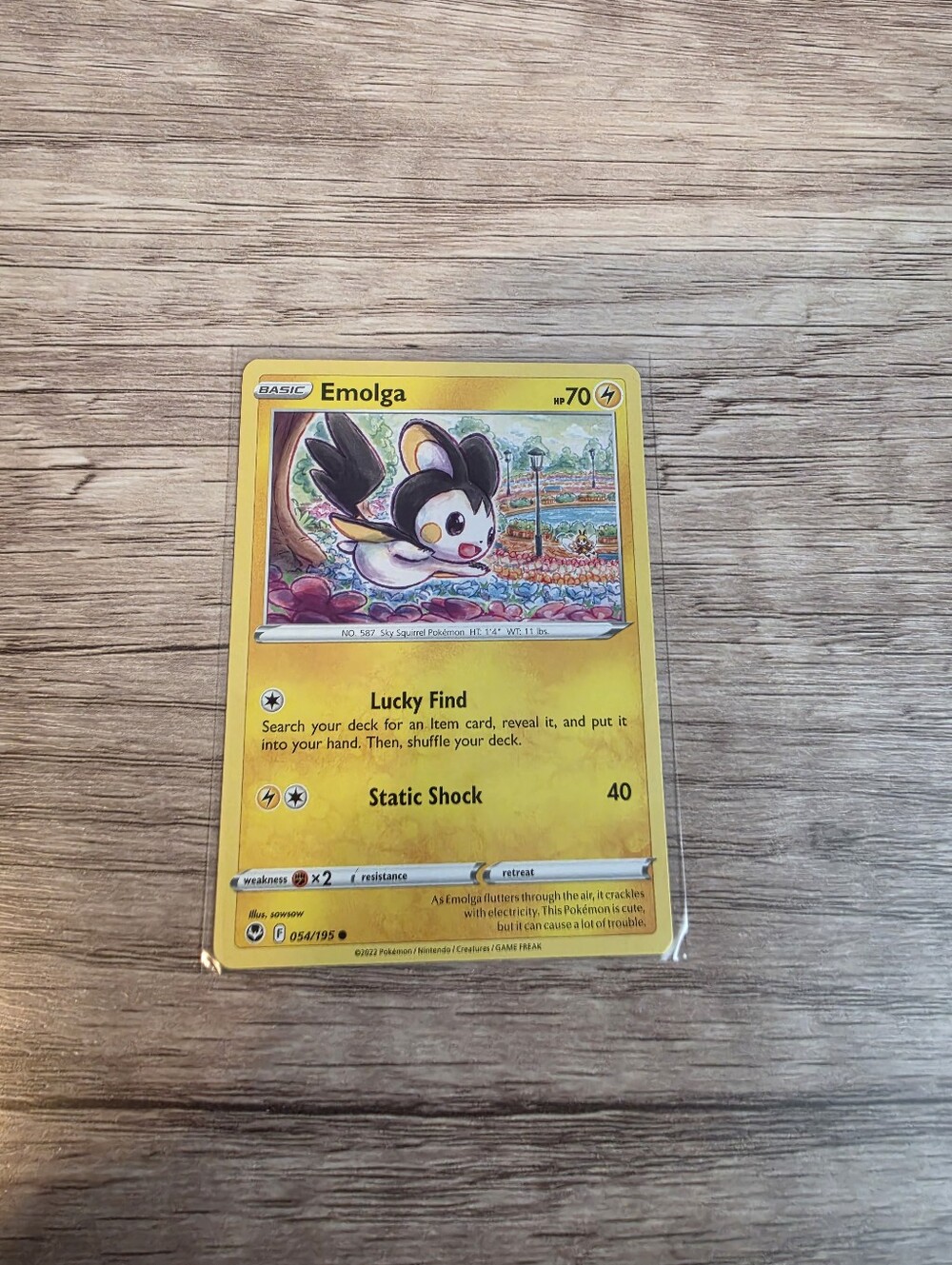 💫BUY 5 FOR $26 Pokemon Emolga Card